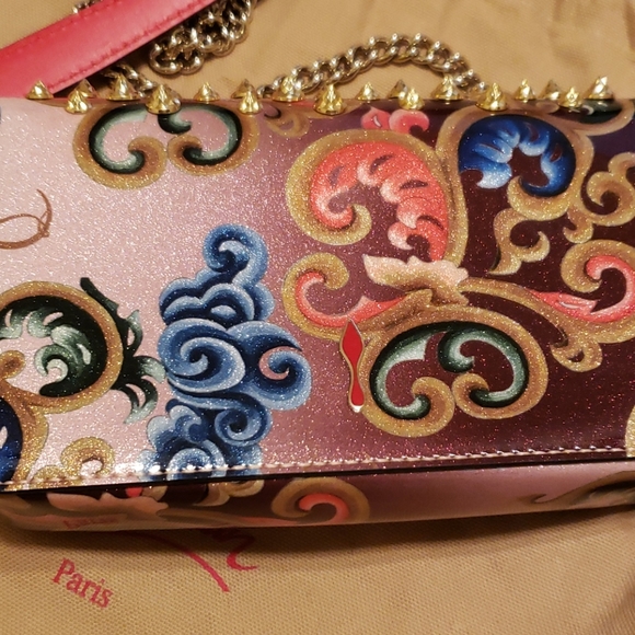 * SOLD*Christian Loubiton crossbody clutch bag - Picture 6 of 11